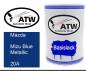 Preview: Mazda, Mizu Blue Metallic, 20A: 500ml Lackdose, von ATW Autoteile West.